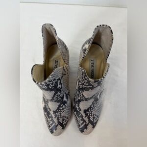 Steve Madden Snakeskin Booties